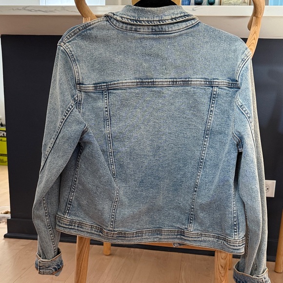 Kensie Faded Blue Denim Jacket - Picture 5 of 5